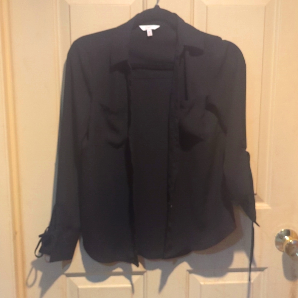 Black Button down shirt